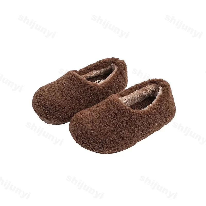 Cozy Little Cotton Slippers for Kids – Unisex House Shoes