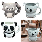 Cute coffee mug, novelty mug, animal mug, tea milk mug for present, Valentine's