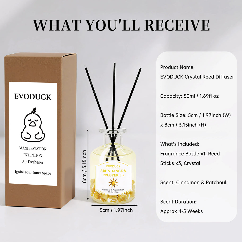 Flower Reed Diffuser-Vanilla Scent 3.38oz Scented Diffuser with Sticks Home Fragrance Essential Oil for Bathroom Shelf Decor