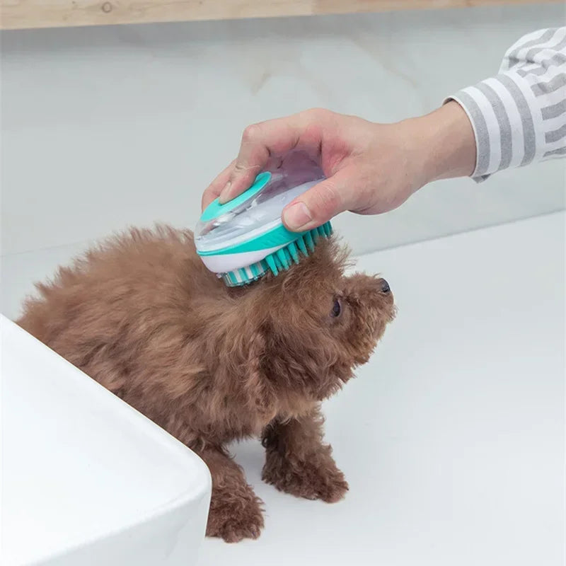 Silicone Brush for Cleaning, Grooming, Shampoo Massage, Hair Removal of Dogs and Cats in 2021 Pet Dog Bath and SPA Shower