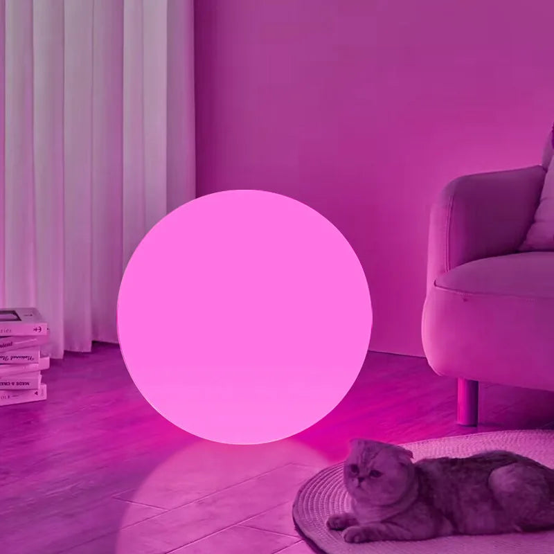 LED Ball Lamp Luminous Globe Light Tricolor or RGB Dimmable USB Rechargebale/AC Powered for Home Decor Bedroom Foyer Living Room