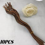 10/200PCS Reed Diffuser Sticks Long Wavy Rattan Reed Fragrance Rods Air Freshener Odor Removal for Home Decor Fragrance Sticks