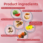 Natural Watermelon Shea Sugar Scrub 150g - Body Exfoliator, Moisturizing, Smooth & Glowing Skin, For Elbows, Knees, Back & Legs