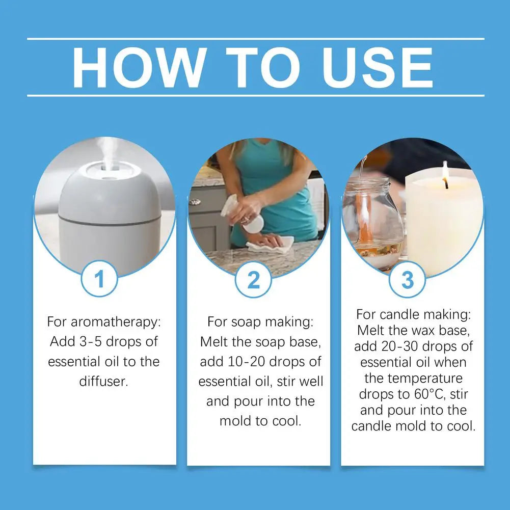 6models as pine, cinnamon, and orange For Diffusers、Candles Making Car Aromatherapy Gifts For Women