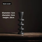 Retro Wooden Candle Holder Elegant Wedding Centerpieces Decoration Table Accessories Candlestick Holder Modern Home Decoration