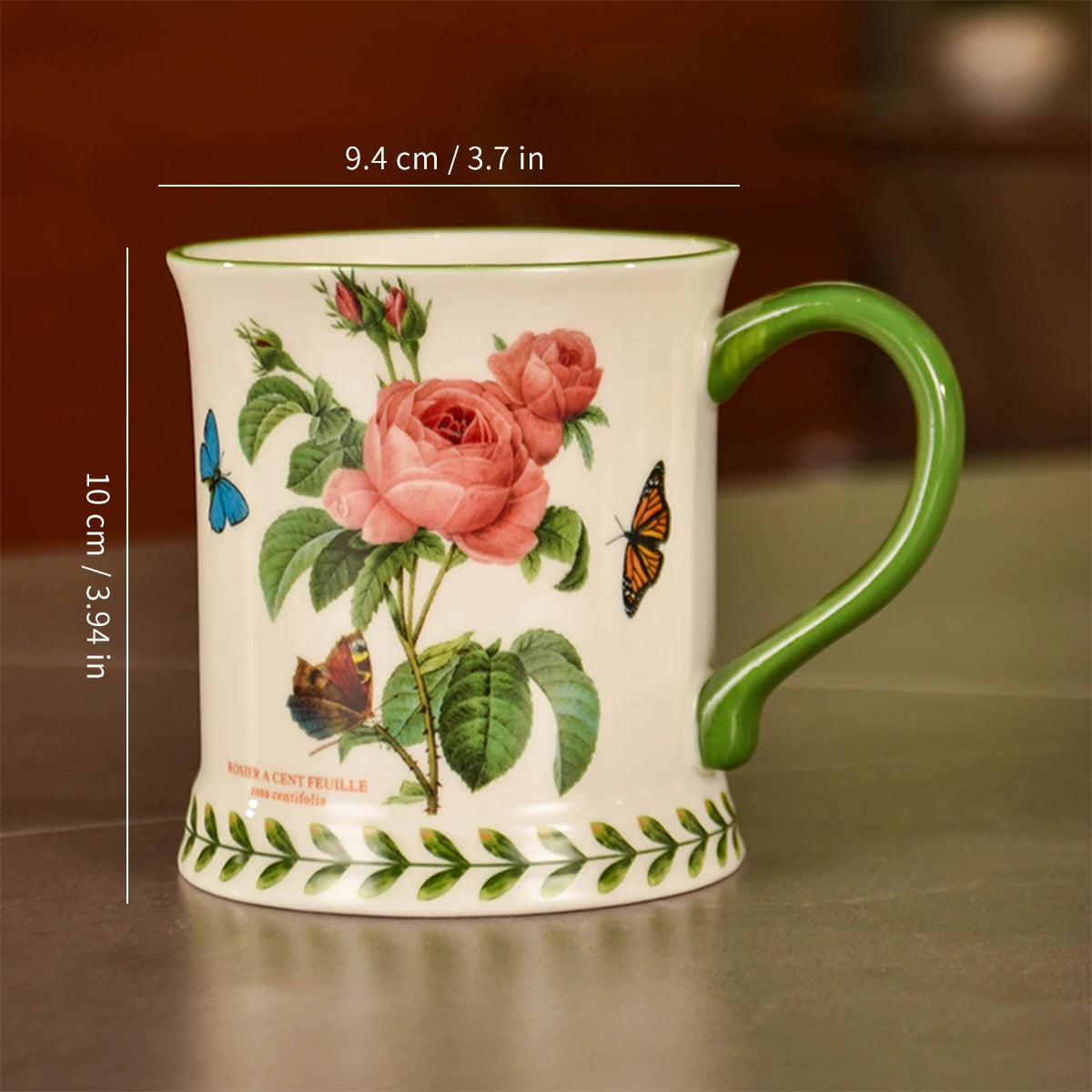 1Pc,Ceramic Coffee Mug,Tea Cup,Creative Hand-Painted Ceramic Mug,Classic Drinking Mug with Handle,Suitable for Hot or Cold Beverages,All-Season Drinks,Wedding,Birthday,Valentine's Day Gift,This Is Your Best Choice