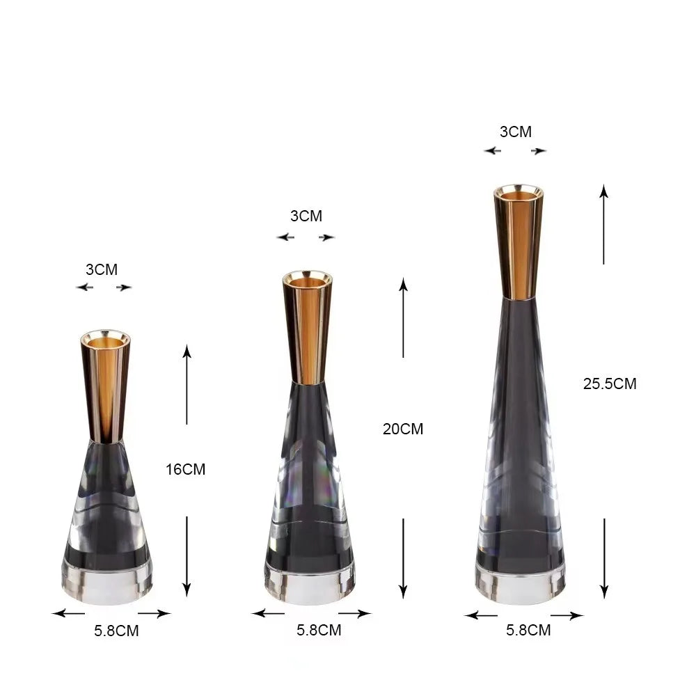 New Acrylic Candle Holder Pillar Stand Table Craft Wedding Centerpiece Road Lead Party Candlesticks Home Decoration