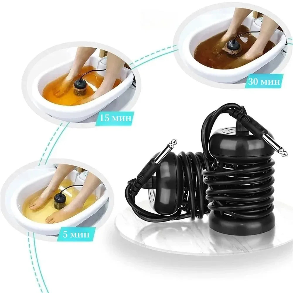 Foot Detox Ionic Spa Massager Machine Mini Electric Foot Spa Bath Cleanse Foot Best Care Arrays Aqua Footspa Bath Therapy Relax