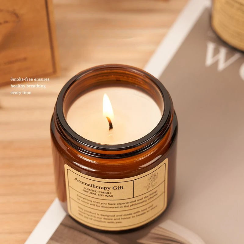Cross Border Tea Scented Candle Cups Romantic Fragrances for Home Bedrooms Souvenirs Indoor Soy Wax Scented Candles Wholesale