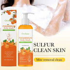 120ML Persimmon Body Wash Refreshing Moisturizing Deeply Nourishing Body Cleanser Natural Ingredients Sensitive Skin Gentle Body