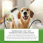 YEGBONG Refreshing 2-In-1 Pet Shampoo And Conditioner Itch Skin Moisturizing Dirt Odor Removal  Conditioner Dog Shower Gel