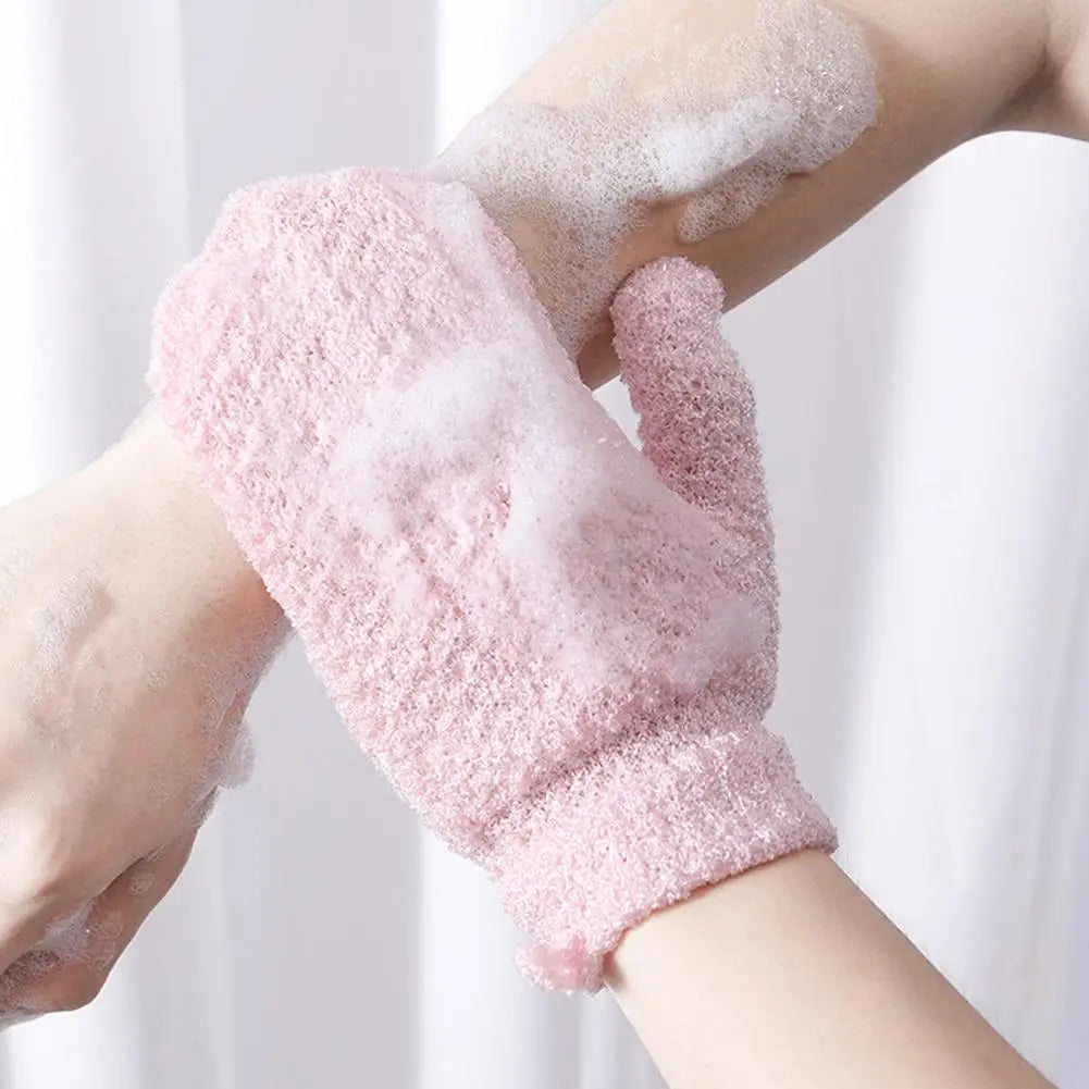 Scrub Bath Gloves Body Cleaning Washcloth Soft Brush Home Massage Exfoliating Decontaminating Sponge Lazy Bath Gloves