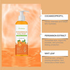 120ML Persimmon Body Wash Refreshing Moisturizing Deeply Nourishing Body Cleanser Natural Ingredients Sensitive Skin Gentle Body