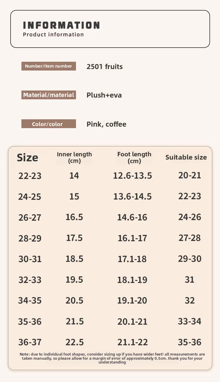 Cute Winter Slippers for Kids – Unisex