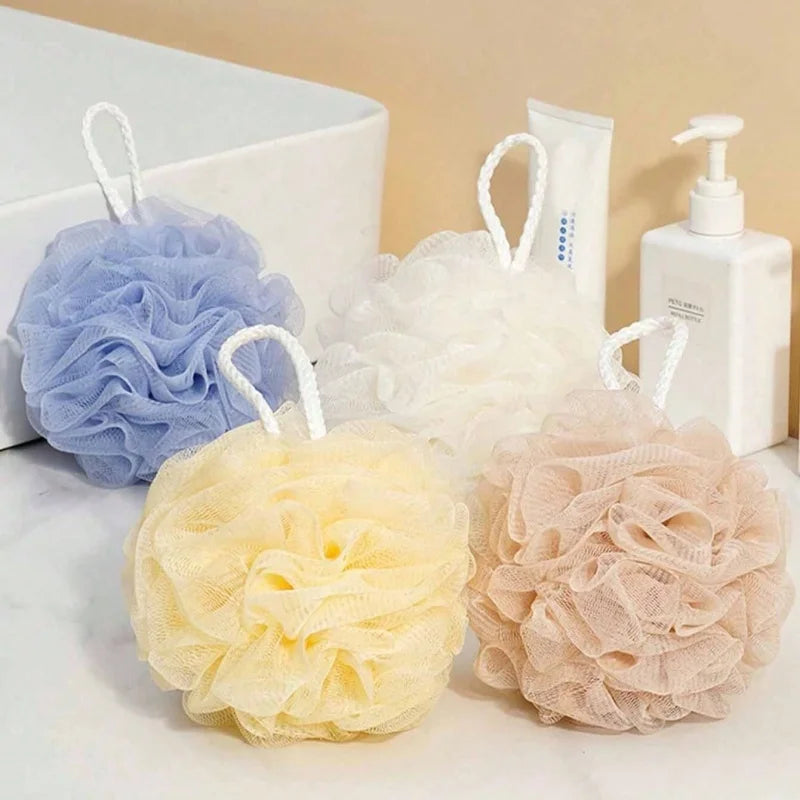 1pcs luxury bath loofahs, super soft and durable, can be used for bathing, bubble bath, exfoliation and massage,random colors