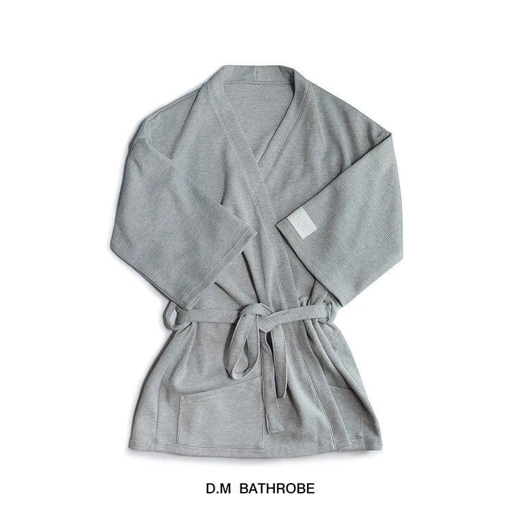 Men's Bathrobe Fashion Basic Modal Comfortable 100% Cotton Pajama Male Casual Home Bath Robes