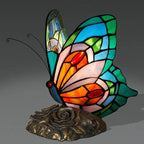 Tiffany turkish table lamp Retro Stained stained glass decor Light Hotel Table Lamp Bedroom Decoration bedroom butterfly lamp