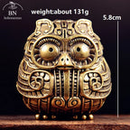 Incense Burner Bronze Antique Owl Creative Home Decor Dragon Incense Holder Censer Office Desk Ornaments Decorations Car ashtray