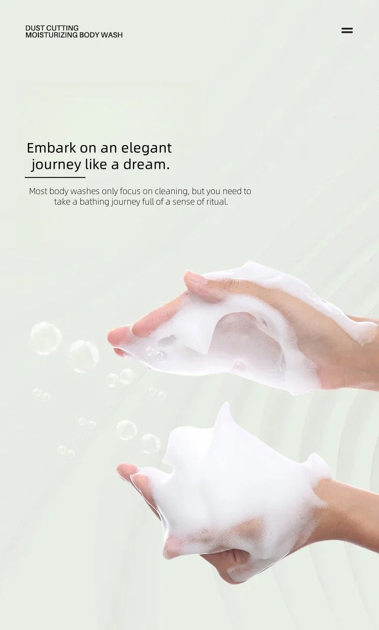 Moisturizing Body Wash Zen Wash Vegan Vegetable Extracts Minimalist Refreshing Wash Bergamot Scent Soft