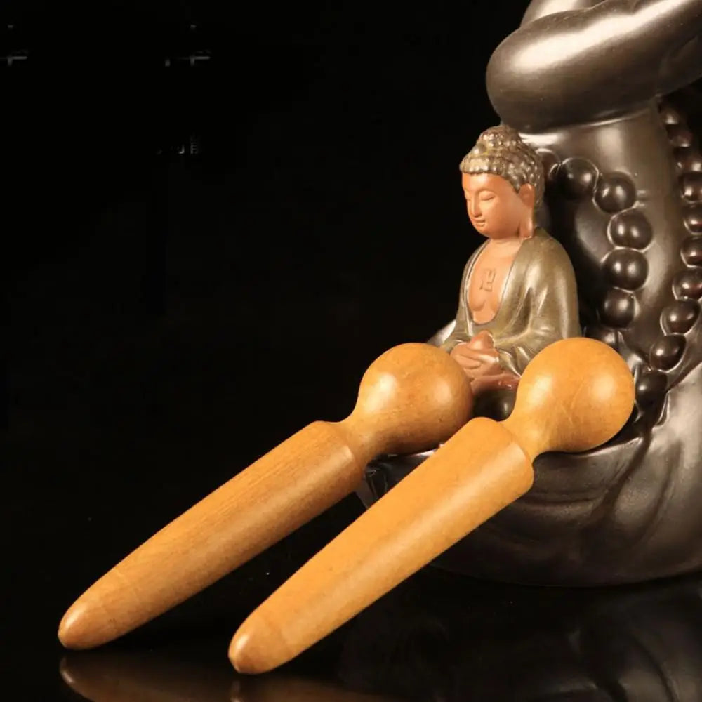 Foot Spa Tool Thai Massage Soreness Relieve Wooden Massage Stick Acupressure Pen Foot Body Massage  Reflexology Massager