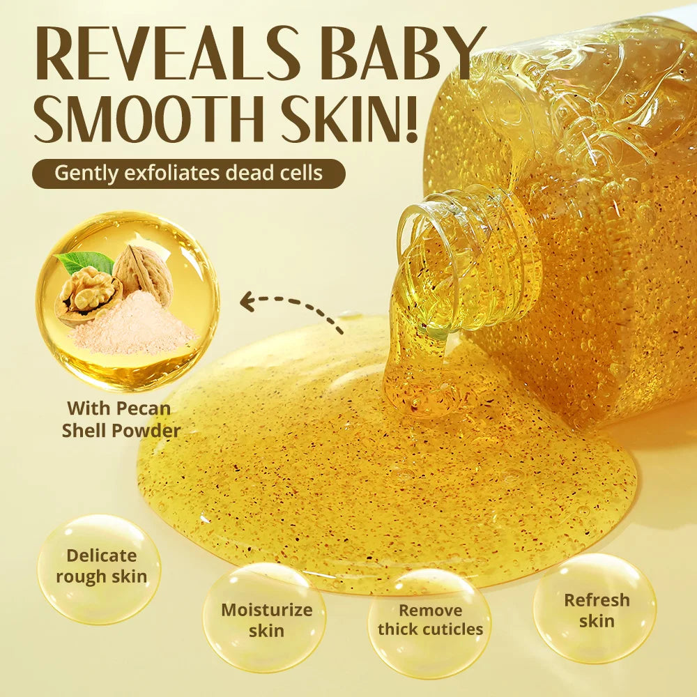 Scrub Shower Gel Turmeric Kojic Acid Even Skin Tone Smooth Exfoliating Moisturizing Soothing Body Wash Body Care Cleansing Bath