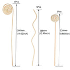 5/15Pcs Rattan Reed Diffuser Sticks Refill, 3mm Wavy Long, for Essential Oil Airs Freshener, High Quality Home Fragrance