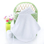 4/8pcs Cotton Wash Cloth, Luxurious Soft, 11.81 x 11.81 inch Ultra Absorbent, Machine Washable Washcloths, White
