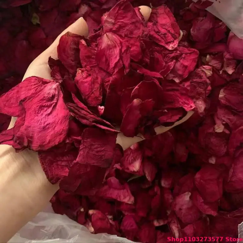 Natural Dried Flower Rose Peony Petal For Soap Candle Essence Pigment Making Tea Women's Perfume Making Material Wedding Decor