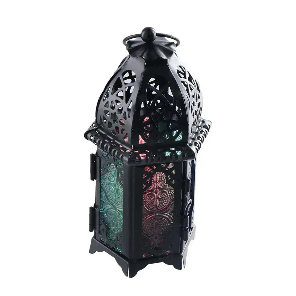 Creative Classical Moroccan Wedding Vintage Wind Lamp European Candle Holders Home Decor Candlestick Candle Lantern