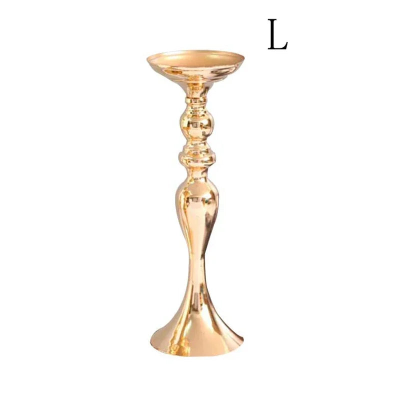 Candle Holders Christmas Decorations Wedding Centerpieces Lantern Stand Home Gold Flower Vase Table Centerpiece Event Flowe