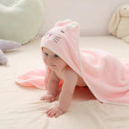 Toddler Baby Hooded Towels Newborn Kids Bathrobe Super Soft Bath Towel Blanket Warm Sleeping Swaddle Wrap for Infant Boys Girls