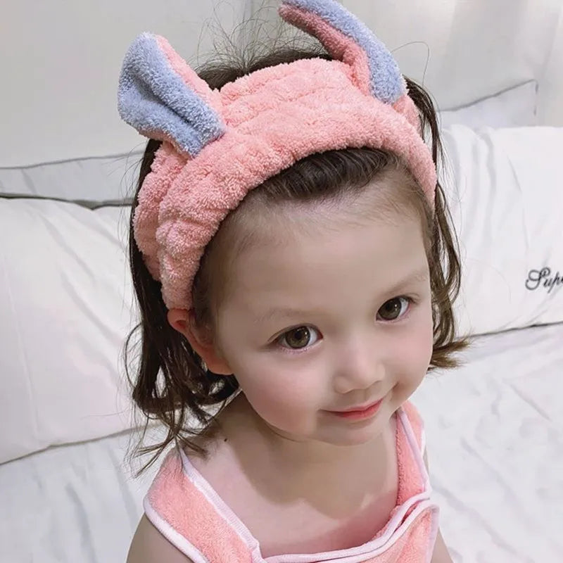 Children's bathrobe super absorbent bath towel soft and lint-free wrap-around bath dress for girls 3-15 years old