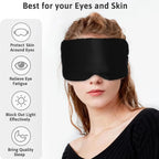 Mulberry Silk Sleep Mask for Eyes Cover Mask Blocking Light Eyemask Eyeshade Soft Padded Travel Sleeping Aid for Eyepatch