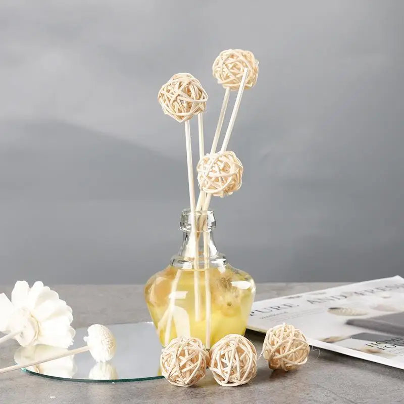 20-100pcs 3mm Reed Diffuser Replacement Stick DIY Handmade Home Decor Extra Thick Rattan Aromatherapy Diffuser Refill Sticks