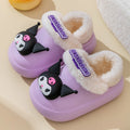 Cute & Cozy Waterproof Cartoon Slippers for Boys & Girls – Winter House Shoes
