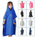 Hooded Bath Towel for Kids Quick Dry Bath Poncho Towel Absorbent Bath Towel Cape for Beach Swimming Pool