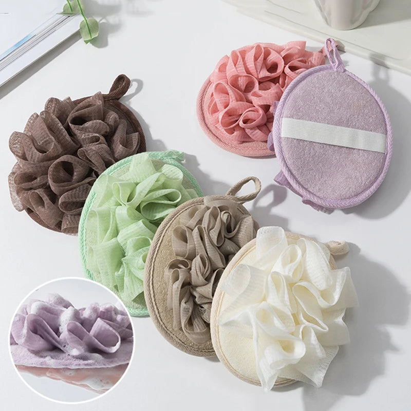 Bath Scrubber For Body Loofah Ball Shower Body Wash Ball Massage Bath Flower Towel For Body Best Body Scrub For Shower Bath Tool