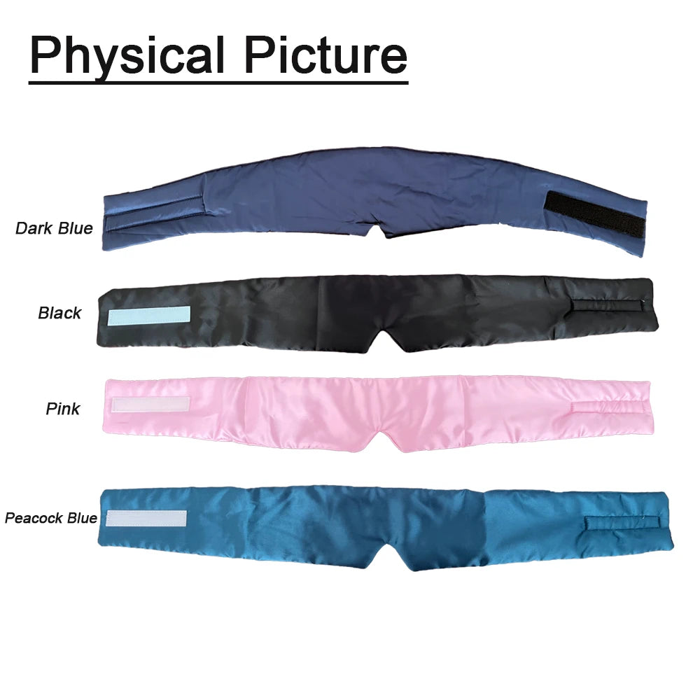 Mulberry Silk Sleep Mask for Eyes Cover Mask Blocking Light Eyemask Eyeshade Soft Padded Travel Sleeping Aid for Eyepatch