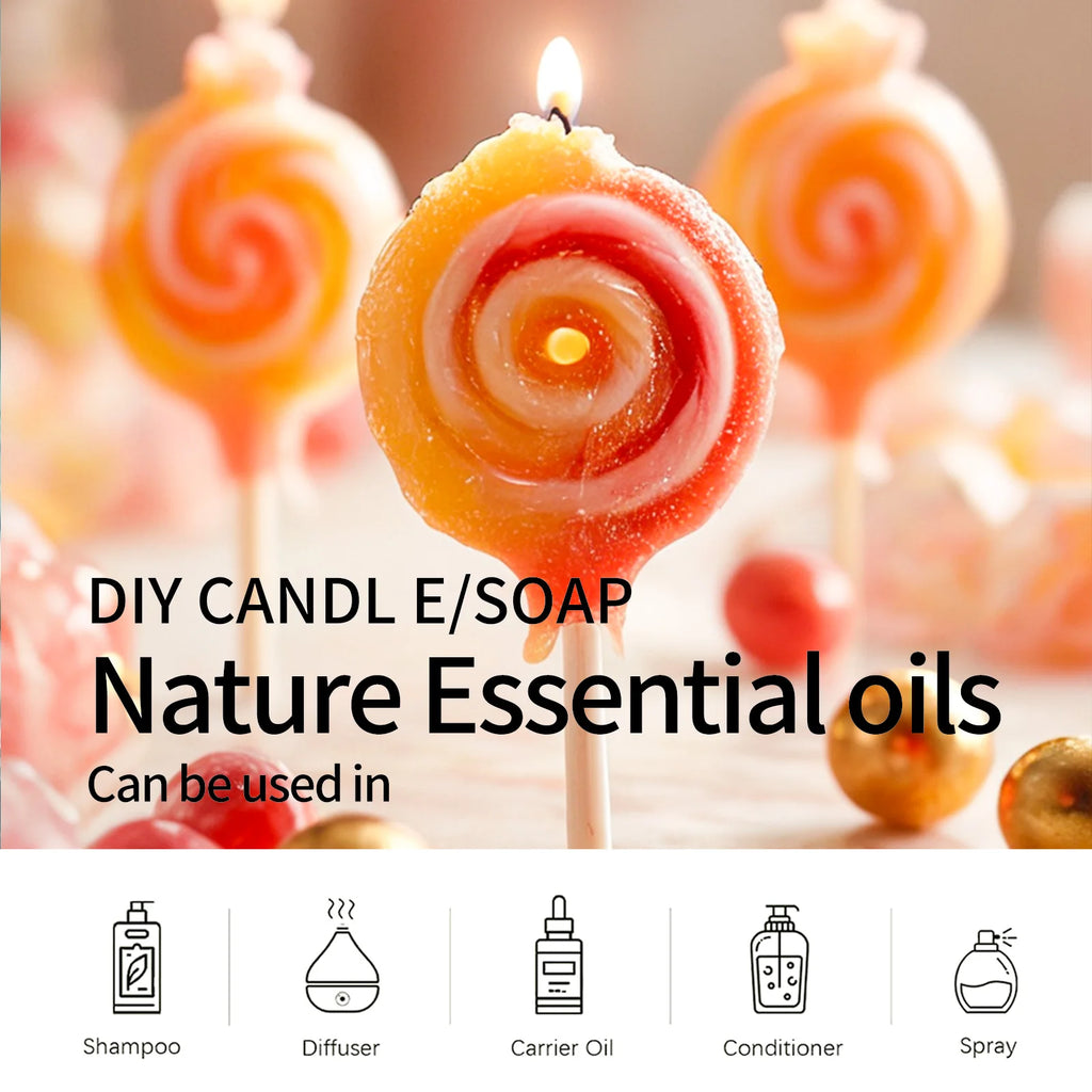 18 models Gourmet Essential Oils Vanilla Coconut Coffee Cookies For Diffusers、Candles Making  Car Aromatherapy  Gifts For Women