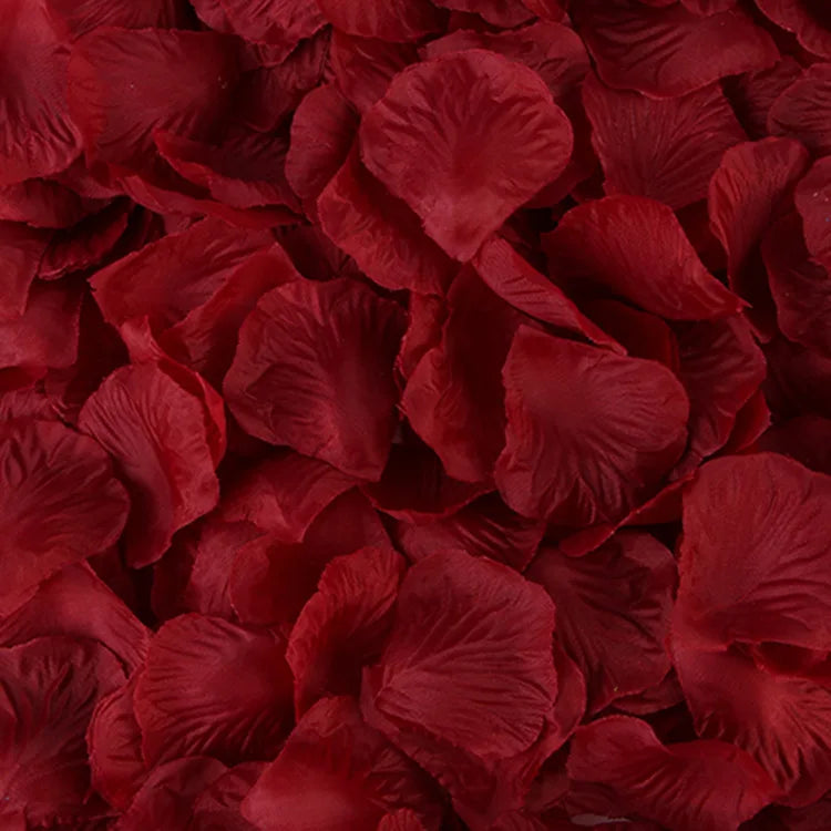 1000Pack Rose Petals Artificial Silk Roses Flower Petals for Romantic Night Valentine's Day Weddings Anniversary Decoration