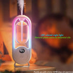 Ultrasonic Essential Oil Diffuser for Sleep Aid Aromatherapy Diffuser with Mood Light Humidifier 1000mAh USB Rechargeable 5 Mode