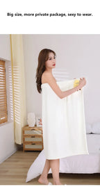 Bath Towel Household Women Wearable Wrap Adults Absorb Water Quick Dry  Skirt Long Style Bathroom Washable Bathrobe Sexy Towels
