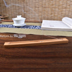 Wood Incense Stick Holder Line Incense Burner Wooden Crafts Sandalwood Coil Base Home Decoration