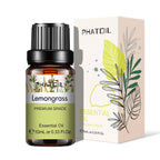 PHATOIL Natural Plant Essential Oil 10ml Eucalyptus Lavender Bergamot Vanilla Peppermint 1PCS Aroma Essential Oils For Diffuser