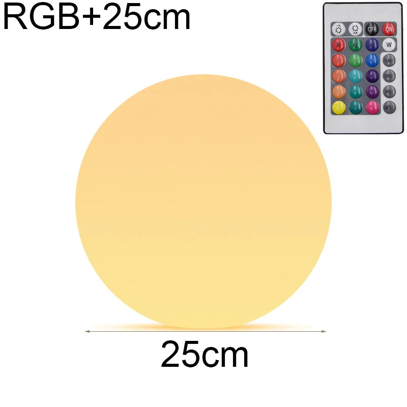 LED Ball Lamp Luminous Globe Light Tricolor or RGB Dimmable USB Rechargebale/AC Powered for Home Decor Bedroom Foyer Living Room