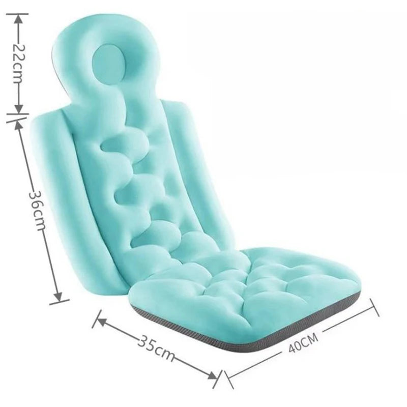 Bath Pillow, Bathtub Bath Pillow, Spa Bath Pillow, Back Support Belt, Seat Cushion, Full-Body Bath Bed
