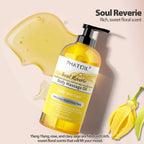 PHATOIL 260ml Body Oil-Deeply Moisturizing & Soothing Massage Oil with Long-Lasting Fragrance Vanilla Ginger Rosemary Body Oils