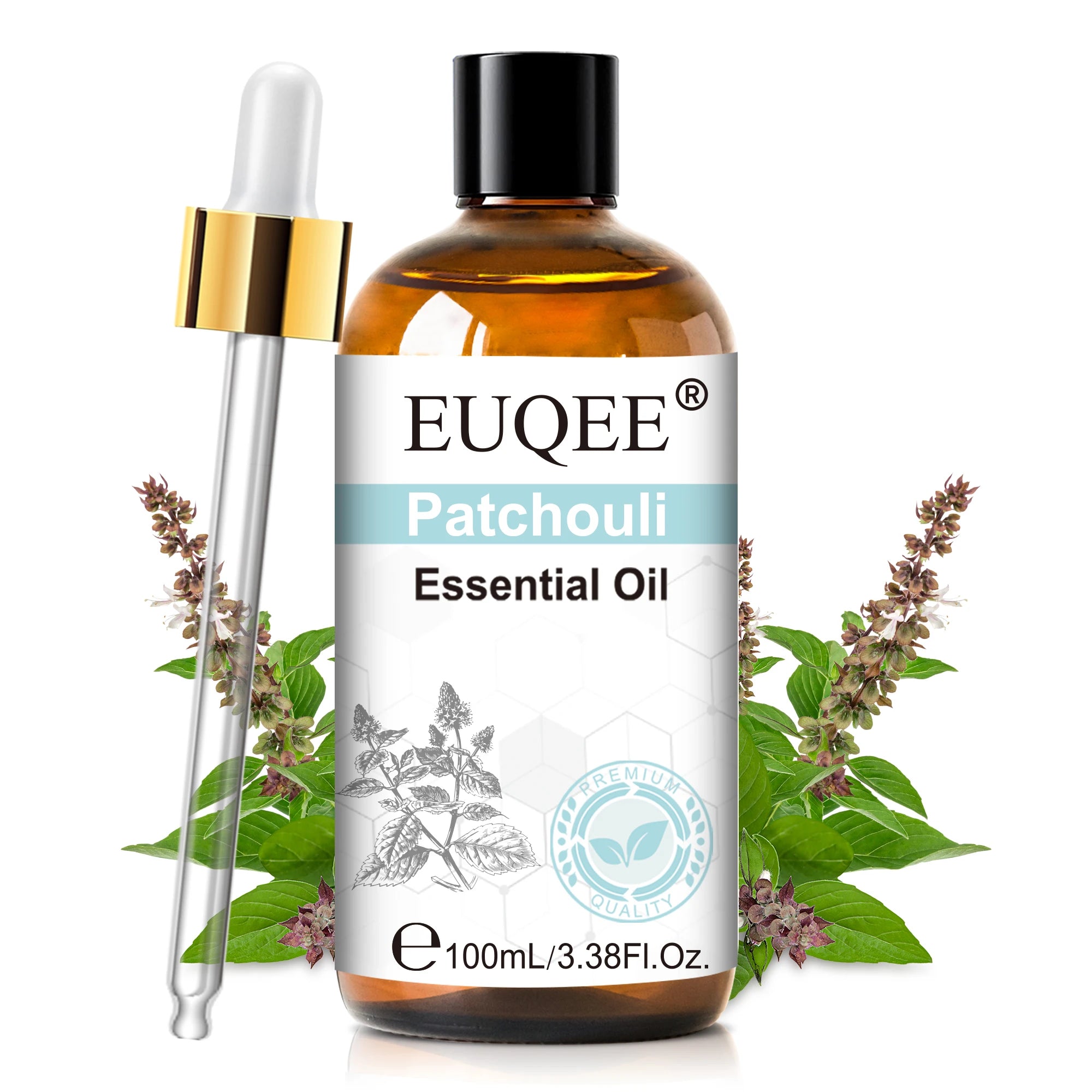 EUQEE 3.38FI.Oz. Aromatherapy Essential Oil For Reed Diffuser Humidifier-100ml Vanilla Lavender Cinnamon Lemon Essential Oils