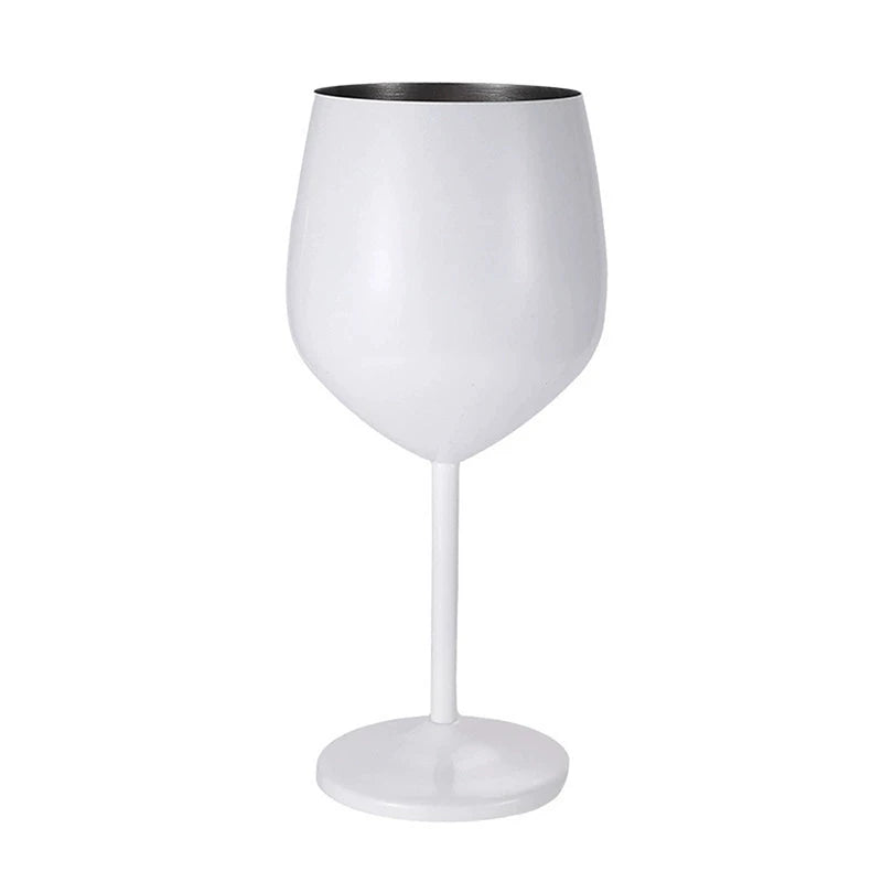 500ml Stainless Steel Glass Cocktail Creative Wine Glass Bar Restaurant Champagne Glass Red Wine Glass Drinkware Barware Cup