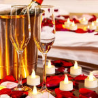 6/12pcs Flameless LED Candle Creative wishing Led Tea Light Warm White Flameless Candle Halloween Christmas Decor Candle Light